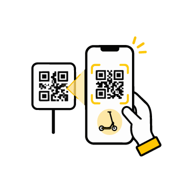 ابدأ رحلتك بمجرد المسح على QR كود